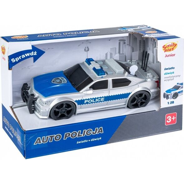 Smily Play Auto policja światło dźwięk