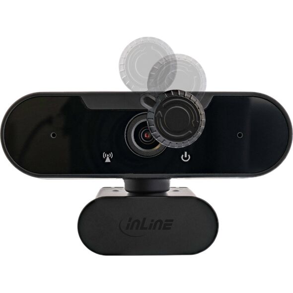 Kamera internetowa InLine InLine® Webcam FullHD 1920x1080/30Hz with autofocus, USB Type-C connection cable
