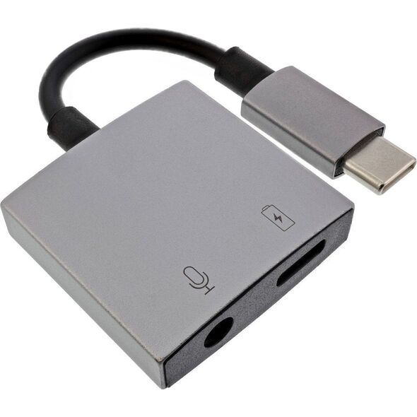 InLine InLine® USB-C Audio Adapter Cable, USB-C to 3.5mm Jack + PD 30W