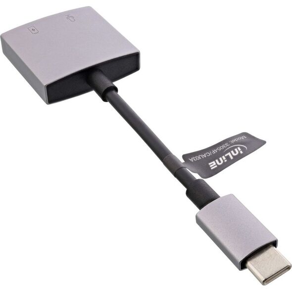 InLine InLine® USB-C Audio Adapter Cable, USB-C to 3.5mm Jack + PD 30W
