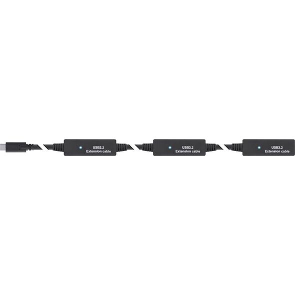 InLine InLine® USB 3.2 Gen.1 active extension, USB-C male to USB-A female, 15m