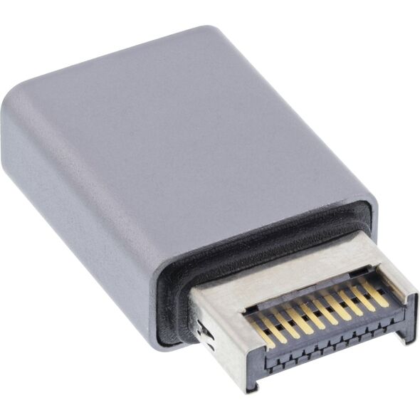 InLine InLine® USB 3.2 adapter, internal USB-E front panel male to USB-C female