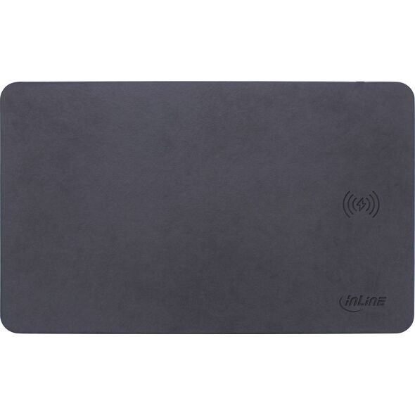 Kabel InLine InLine® Mouse pad, wireless charging, 370x225x7mm, black