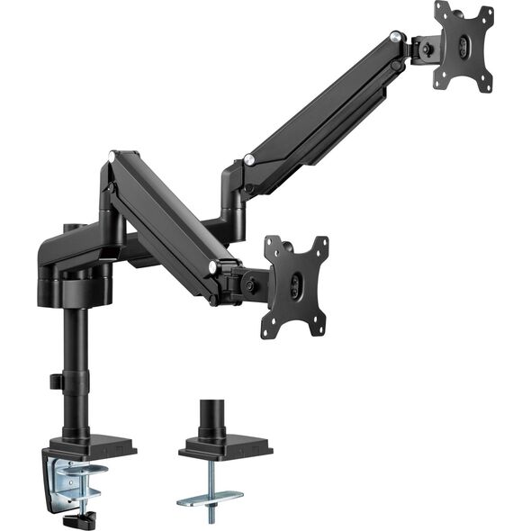 InLine InLine® Desktop Mount with Lifter movable for two Displays up to 82cm 32" max. 9kg