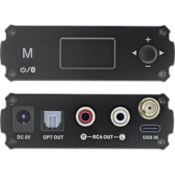 InLine InLine® Bluetooth 5.1 HiFi Receiver & USB DAC, with LCD