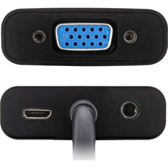 Adapter AV InLine InLine® Converter Cable HDMI to VGA, with Audio
