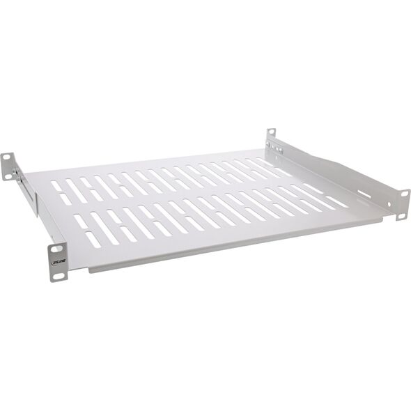InLine InLine® 19" shelf, 350mm, 50kg, 1U, RAL 7035 grey