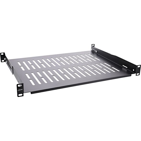 InLine InLine® 19" shelf, 350mm, 50kg, 1U, RAL 9005 black