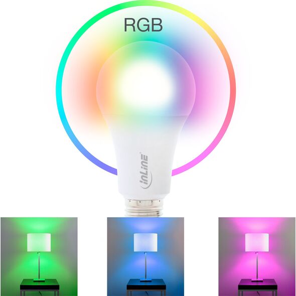 InLine InLine® SmartHome LED bulb RGB E27