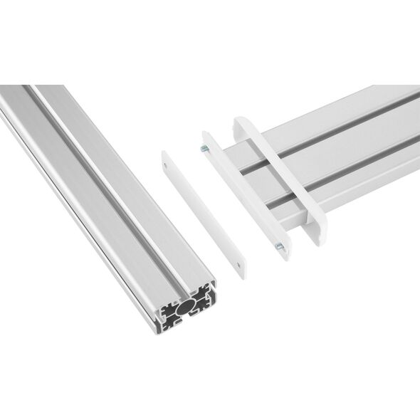InLine InLine® Slatwall Panel Aluminium, for table mounting, 1m
