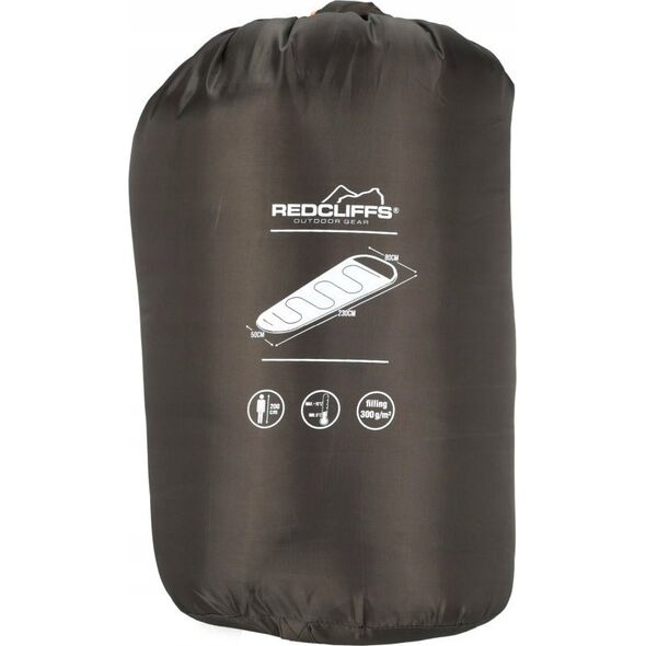 Sleeping bag MUMMY, 230 x 80 x 50 cm, grey, 0/10