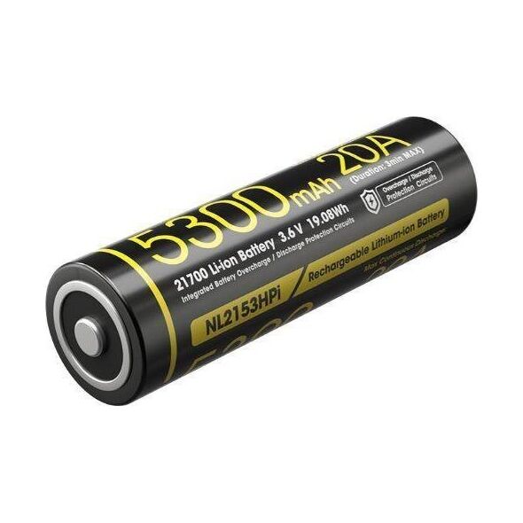 Nitecore BATTERY RECH. LI-ION 3.6V/NL2153HPI(5300MAH) NITECORE