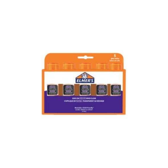 Elmers Elmers Klebestift Disappearing Purple 40G - 5er Blister