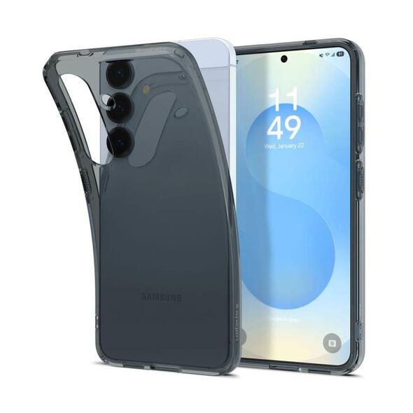 Θήκη TPU Spigen Liquid Crystal Samsung Galaxy S25 5G Διάφανο-Γκρι 8809971238274 8809971238274 έως και 12 άτοκες δόσεις