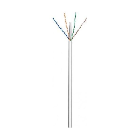 Goobay CAT 6 kabel sieciowy, U/UTP, Szary - Długość kabla 100 m