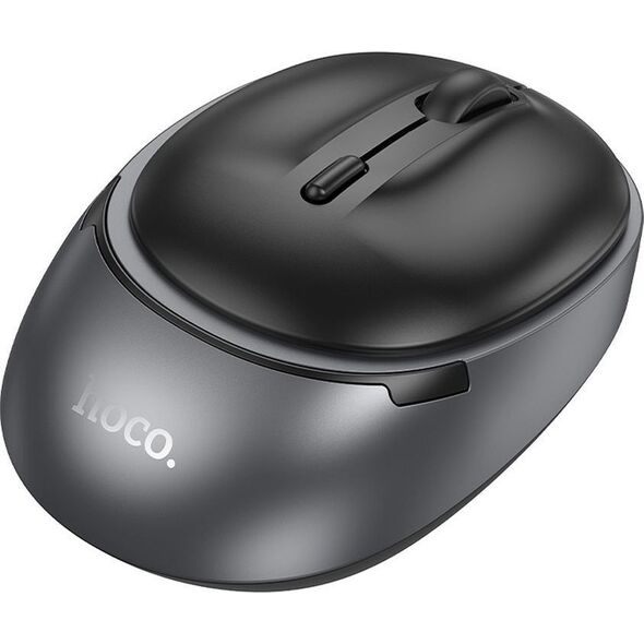 Mysz Hoco HOCO mysz komputerowa bezprzewodowa 2,4G 1600 dpi GM34 szaro czarna