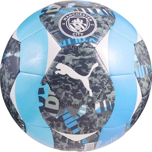 Piłka nożna Puma MCFC Prematch szaro-niebieska 84548 74 5