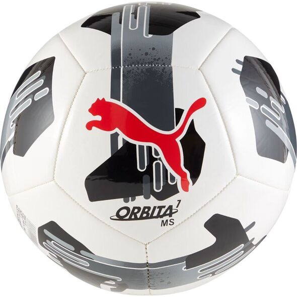 Piłka nożna Puma Orbita 7 MS biało-szaro-czerwona 84475 02 4