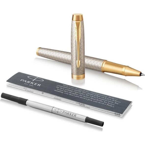 Parker Pióro kulkowe PARKER IM PREMIUM WARM GREY GT 1931686, giftbox