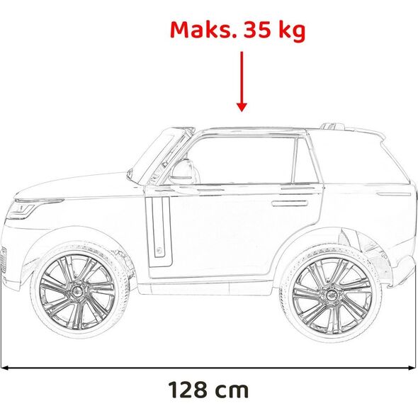 Land Rover Auto na akumulator Range Rover SUV Lift Czarny