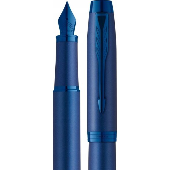 Parker PARKER Füller IM Monochrome Blue PVD                  M Blau Geschenkbox
