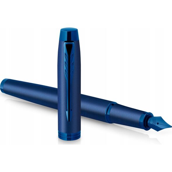 Parker PARKER Füller IM Monochrome Blue PVD                  M Blau Geschenkbox
