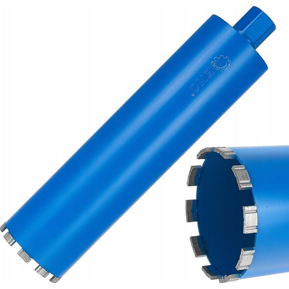 Wiertło diamentowe koronowe do wiertnicy na sucho i mokro 112x10x450mm 10T 1.1/4" (5)