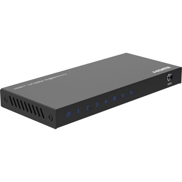 System przekazu sygnału AV MicroConnect Microconnect MC-HDMISPLITTER0104-4K rozgałęziacz telewizyjny HDMI