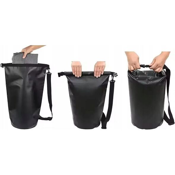 Wodoodporna torba typu Bucket 20L czarna