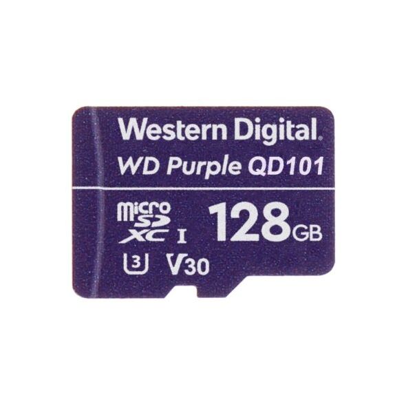 Karta WD Purple MicroSDXC 128 GB Class 10 UHS-I/U3 V30 (WDD128G1P0A)