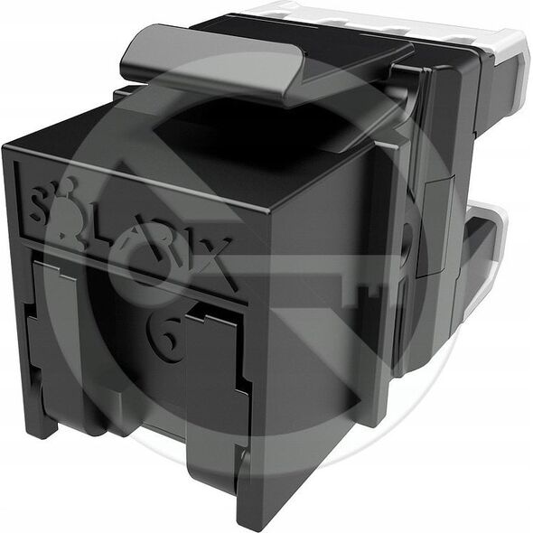Solarix Γρήγορης σύσφιξης keystone Solarix CAT6 UTP RJ45 μαύρο