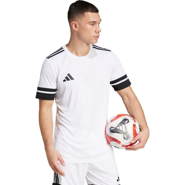 Koszulka męska adidas Squadra 25 biało-czarna JG5835 L