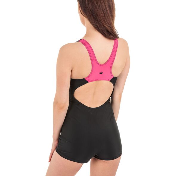 AquaWave Strój Kąpielowy Qarakuma Wmns Geometric Print/ Black/raspberry Sorbet r. M