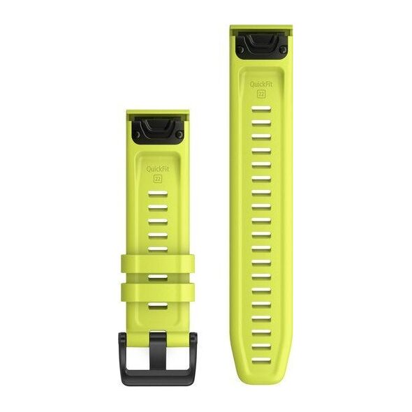 Garmin Pasek silikonowy na nadgarstek QuickFit 22 (jaskrawo-żółty / czarna sprzączka) (010-12863-04)