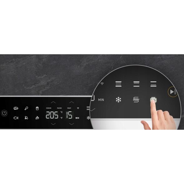 Frytkownica beztłuszczowa Cosori Cosori CAF-P681S-KEUR Dual Blaze WiFi ciemnoszary
