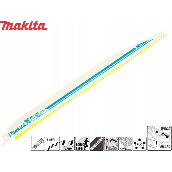 Σπαθόσεγα Makita MAKITA BRZESZCZOT DO PIŁ SZABLASTYCH TC/HM 305x1,25mm ΞΥΛΟ, ΜΕΤΑΛΛΟ, ΠΛΑΚΑΚΙΑ