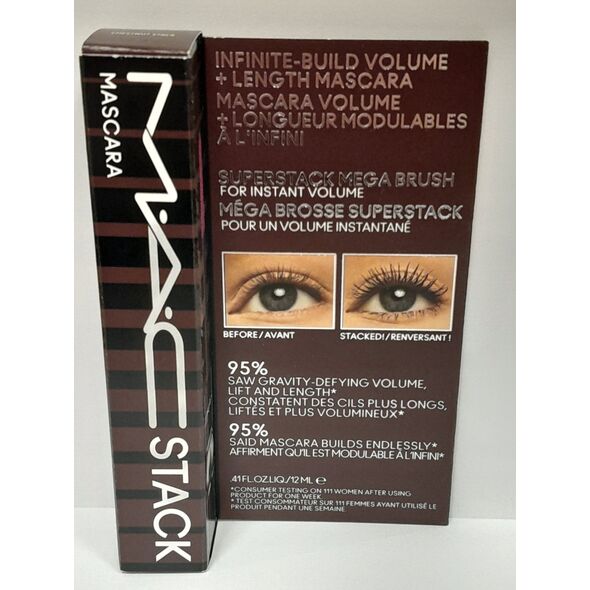 MAC MACSTACK MASCARA MEGA BRUSH BROWN 12ML