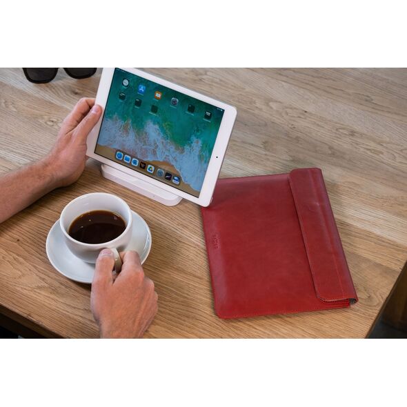 FIXED Oxford Leather Case do Apple iPad Pro 11" (2018-2022) i iPad Air (2020/2022), czerwone