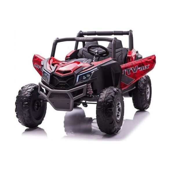 Lean Cars Auto na Akumulator Buggy UTV-MX Czerwony Spider Lakier MP4