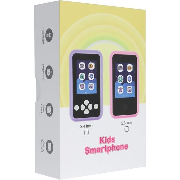 Telefon do gier dla dzieci z ekranem IPS 2,4" z przyciskami KDC-0027A fioletowy