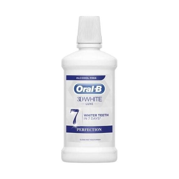 Oral-B 3D White Luxe Perfection Płyn do płukania ust 500 ml, Bez alkoholu (4031015)
