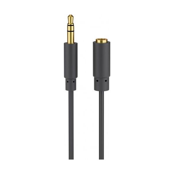Kabel Goobay Jack 3.5mm - Jack 3.5mm 1m czarny (97113)