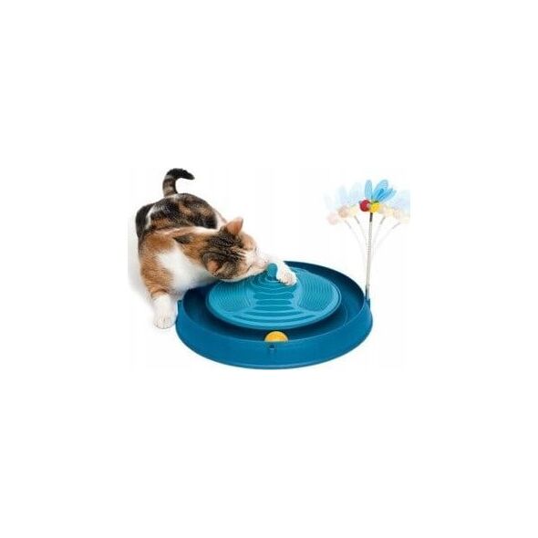 Catit Track Catit Play 'n Scratch με μασάζ και catnip, 4 x 36 x 39,5 cm, μπλε 12313616 22517430019