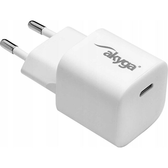 Φορτιστής Akyga Φορτιστής USB AK-CH-22 USB-C PD 5-12V / max. 3A 25W Quick Charge 3.0 GaN