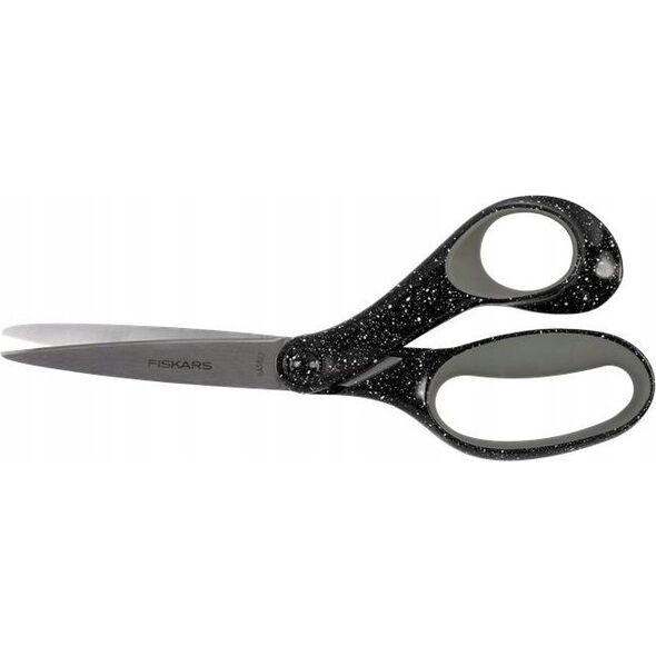 Fiskars Nożyczki dla nastolatków 20cm czarne w białe kropki 1067867