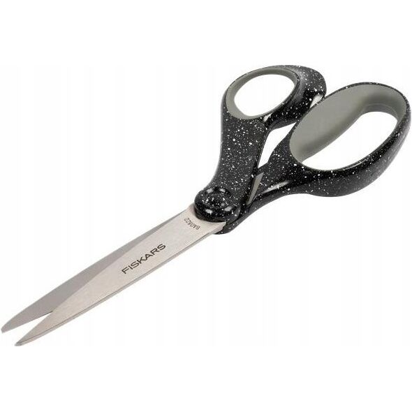 Fiskars Nożyczki dla nastolatków 20cm czarne w białe kropki 1067867