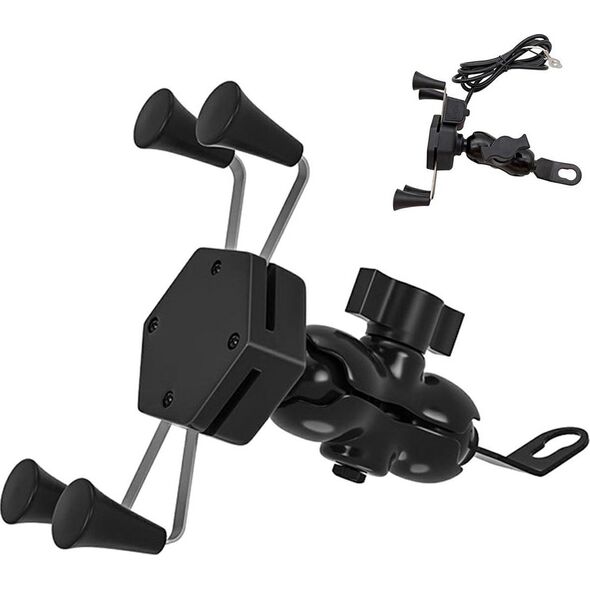 ATL AP14C Motocyklowy uchwyt na telefon usb
