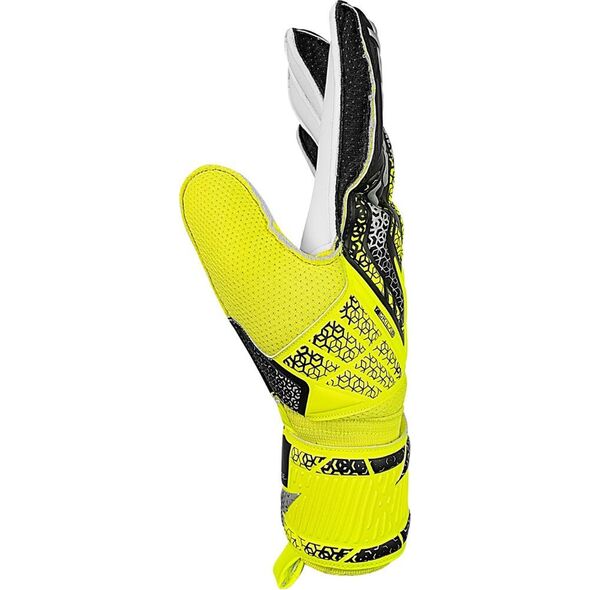 Rękawice bramkarskie Reusch Attrakt Solid żółto-czarne 5570515 2014 8,5