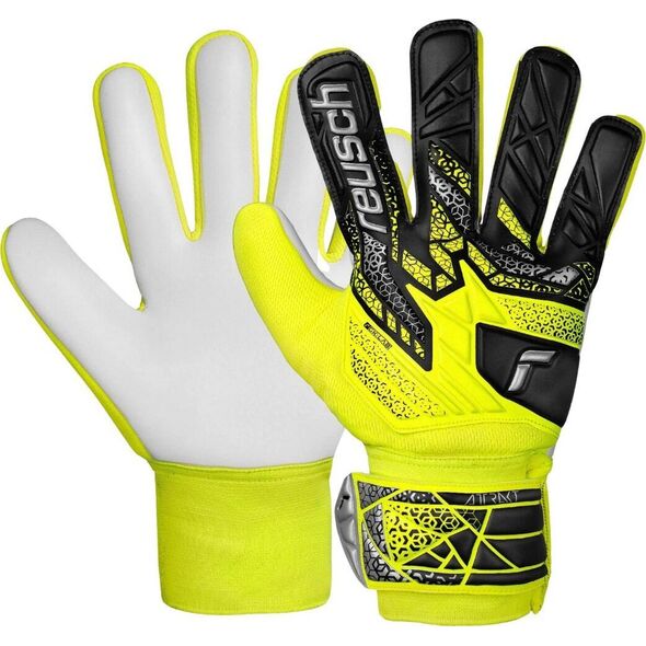 Rękawice bramkarskie Reusch Attrakt Starter Solid Junior żółto-czarne 5572514 2014 7,5