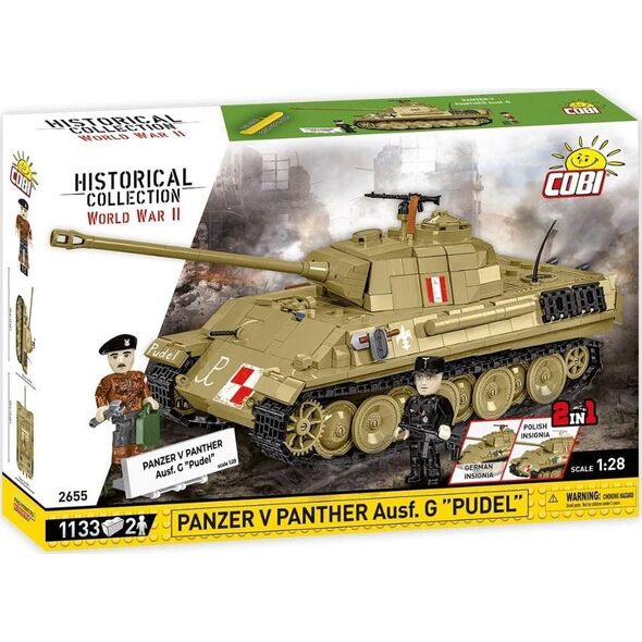 Klocki Panzer V Panther G Pudel 1133 klocków